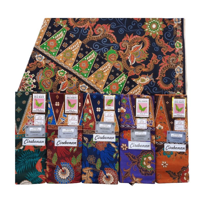 KAIN BATIK/Kain Sarung Wanita/Kain batik Daun muda cap cent