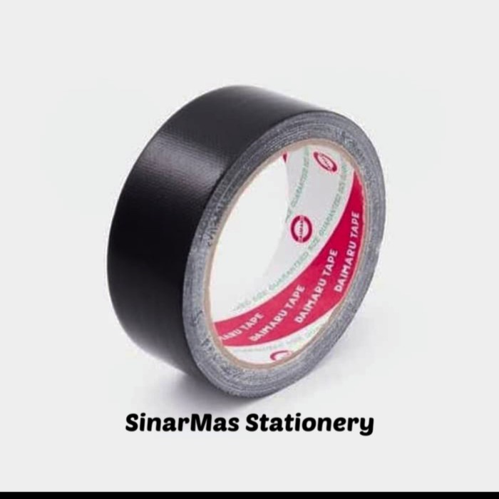 

Hemat Lakban Daimaru 1 1/ 2 Inc - Cloth Tape Daimaru Hitam Ukuran 1 1/ 2." Bergaransi
