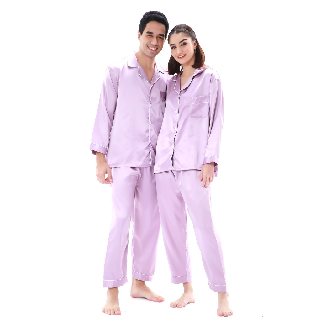 Zavyn Setelan Piyama Couple Long Sleeve Premium