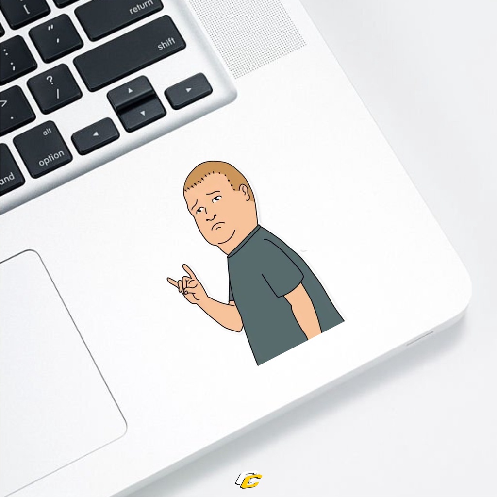 

BOBBY HILL STICKER | stiker laptop helm motor mobil universal