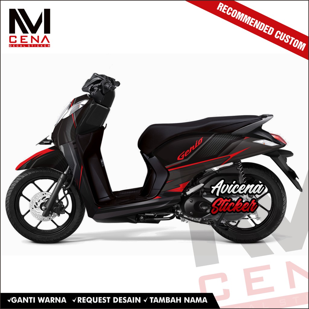 Sticker Decal Honda Genio Decal Sticker Genio Sticker Striping Decal Genio Full Body XCBN