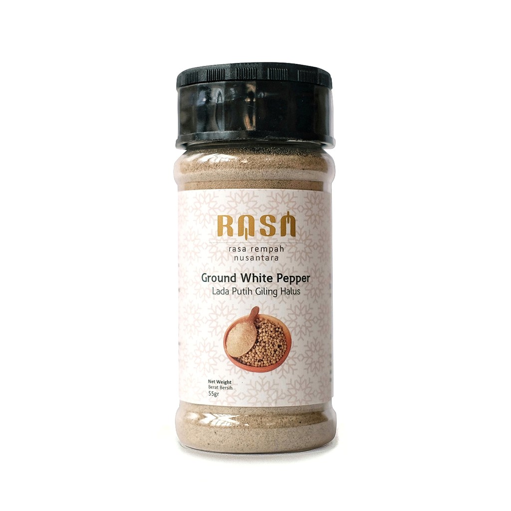 Rasa, Ground White Pepper 55gr