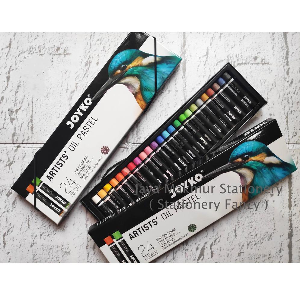 

Untuk⭐Anda⭐ Crayon Minyak/ Artists Oil Pastel Joyko OP-24ART 24 Warna (1 set) .,..,.,.,.