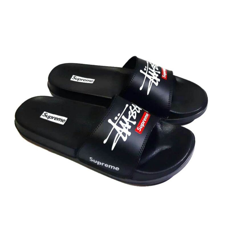 Sandal Slide Pria Wanita Sandal Slop Cowo Cewe Sendal Slop Sendal Slide Unisex-5