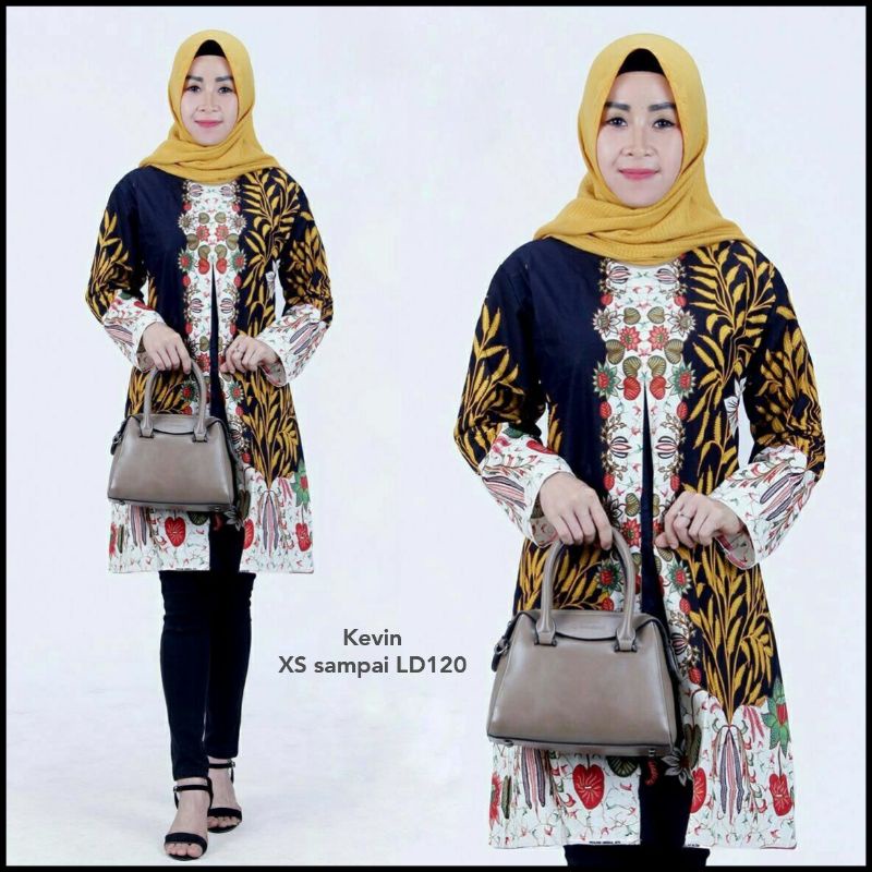 baju batik wanita tunik batik atasan tunik batik jumbo padi kapas batik wanita baju batik wanita