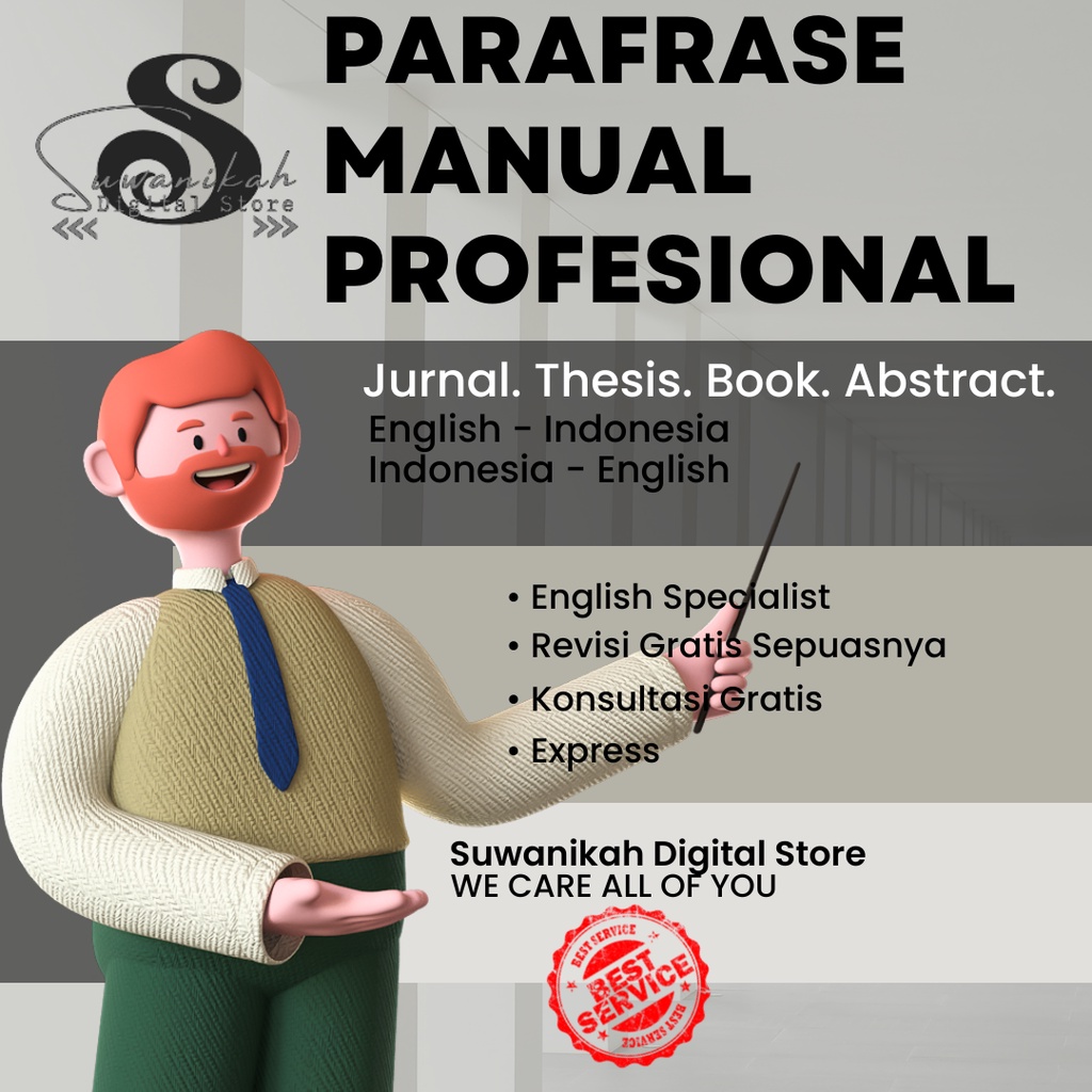Parafrase Manual Jurnal Inggris Indonesia Internasional Standard