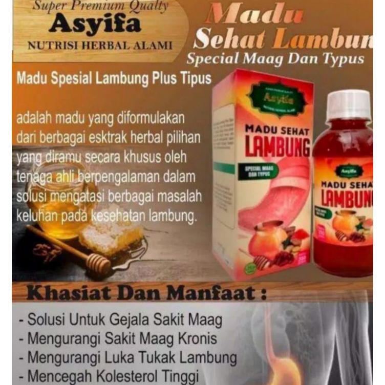 

Madu Sehat Lambung Ashifa