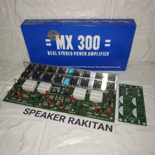 Kit power amplifier MX-300 stereo 2x150watt
