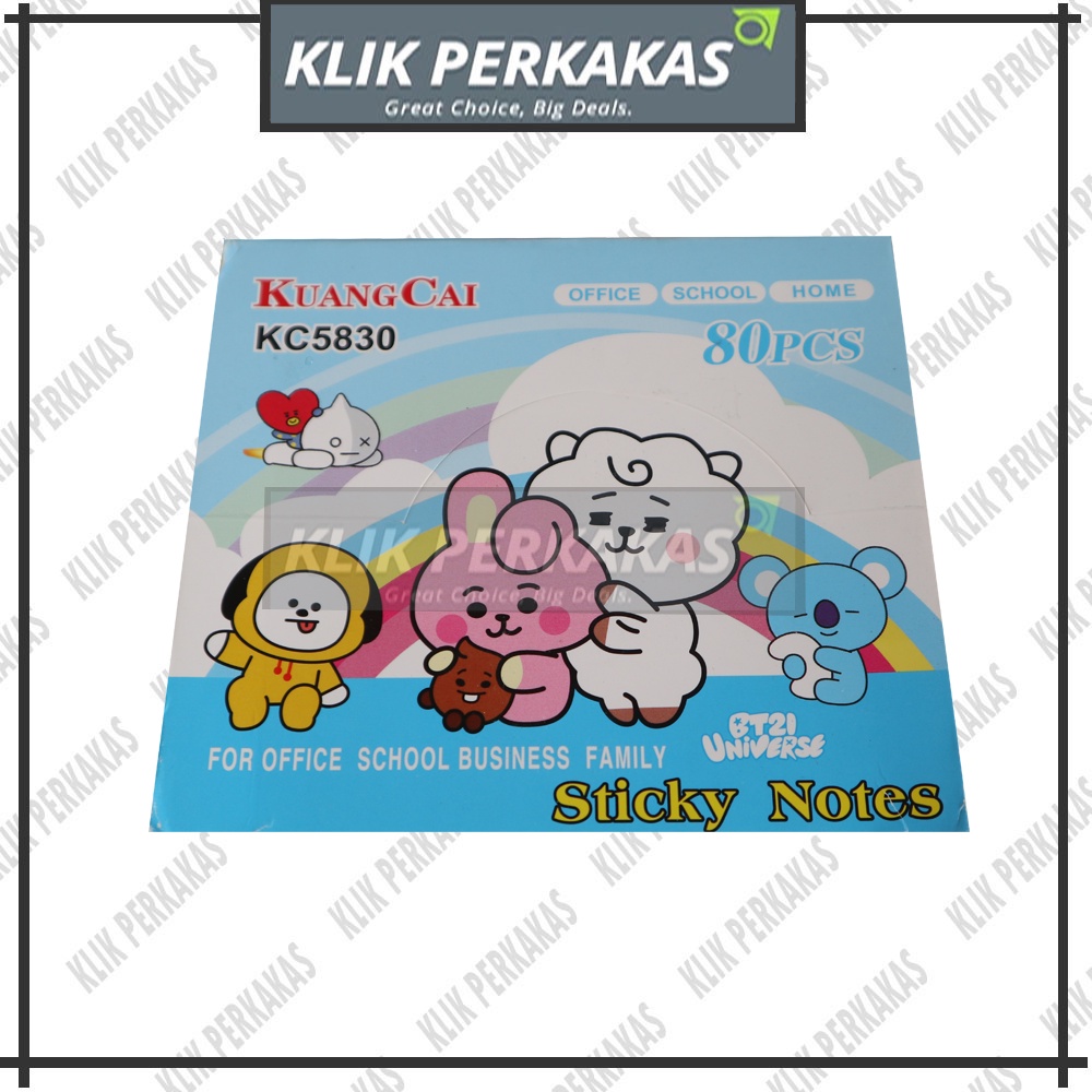 Sticky notes KUANGCAI - Post it BT21 - Post it BTS kuangcai KC5830