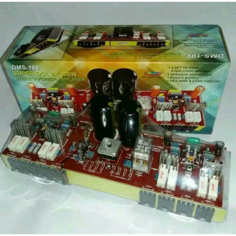 KIT POWER AMPLIFIER STEREO SUPER OCL 600 WATT DMS-199