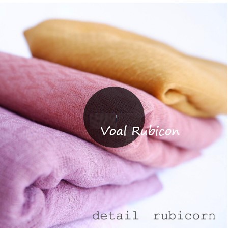 HIJAB JILBAB SEGI EMPAT VOAL RUBICON