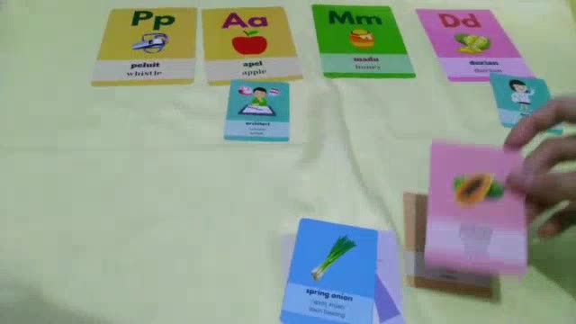 Jual GIANT JUMBO ENGLISH BAHASA INGGRIS FLASH CARDS FLASHCARD ANAK ...