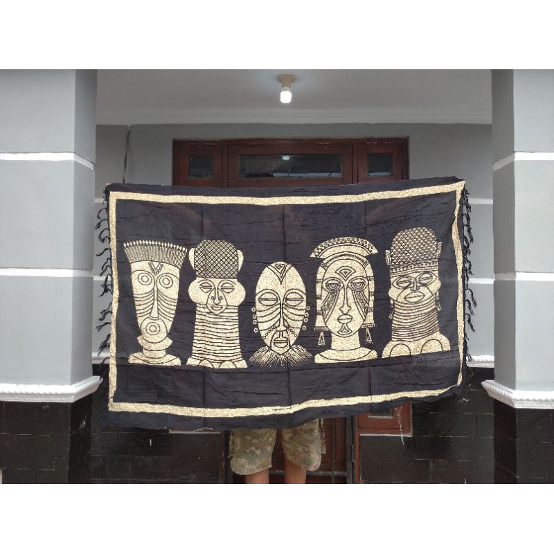 KAIN BALI KAIN PANTAI KAIN MANDALA MOTIF ASMAT