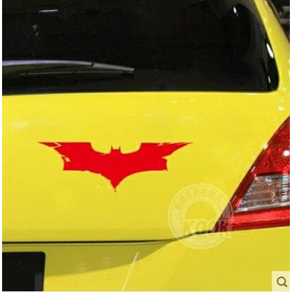 

BATMAN SUPERHERO STICKER LOGO - Putih Elegan
