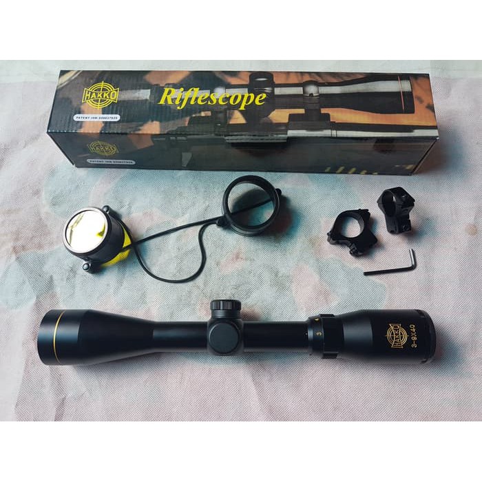 DSA         telescope RIFLESCOPE HAKKO 3-9X40 RING GOLD .