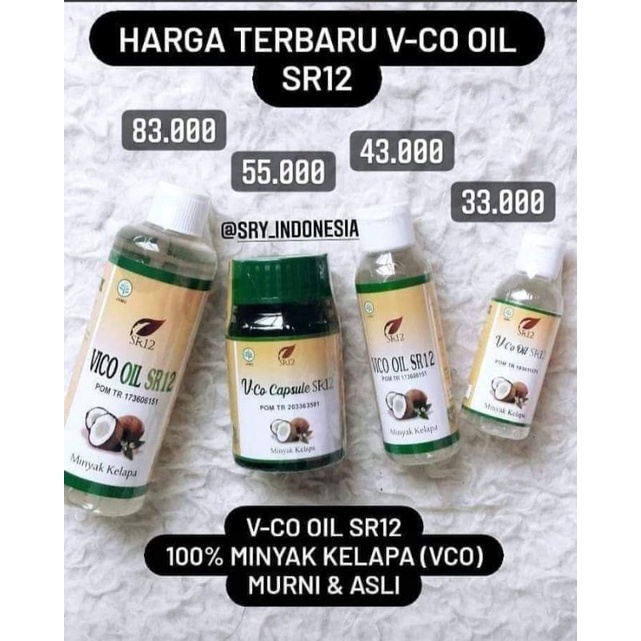 

VICO OIL SR12 MINYAK KELAPA MURNI