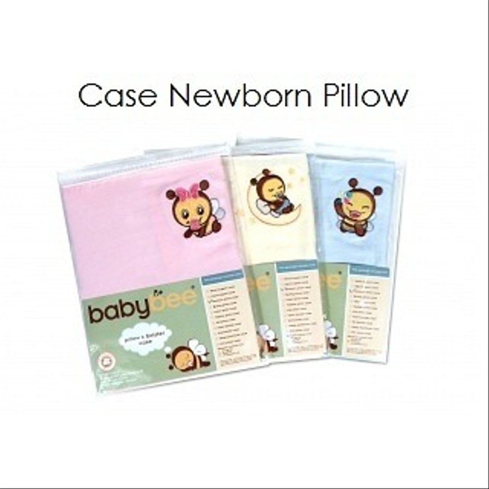 Baby Bee Case New Born Pillow - Sarung bantal peang Baby bee