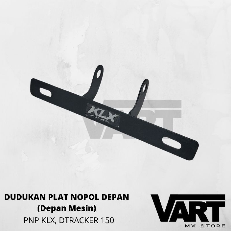 Jual Dudukan Plat Nomor Klx Dtracker Depan Mesin Shopee Indonesia