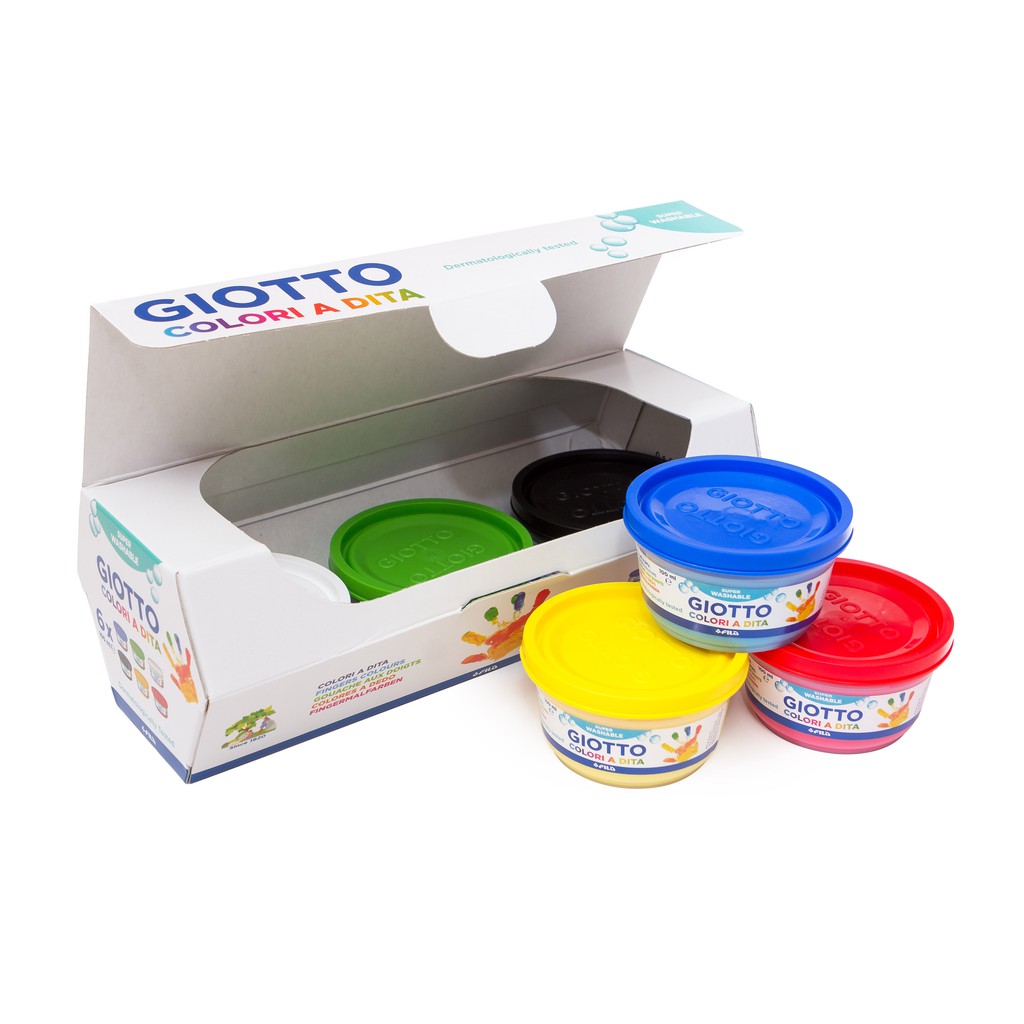 

Giotto Cat Fingerpaint Set 6 Warna #534100