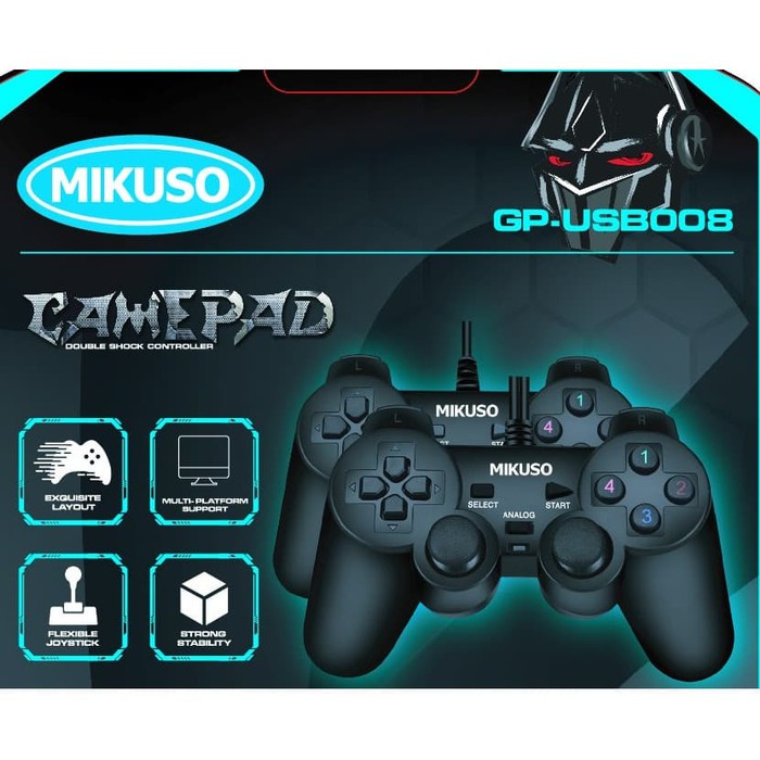 Stick Double Mikuso GP-USB008 Double Gamepad USB Stick PC Stick Laptop Dual Shock