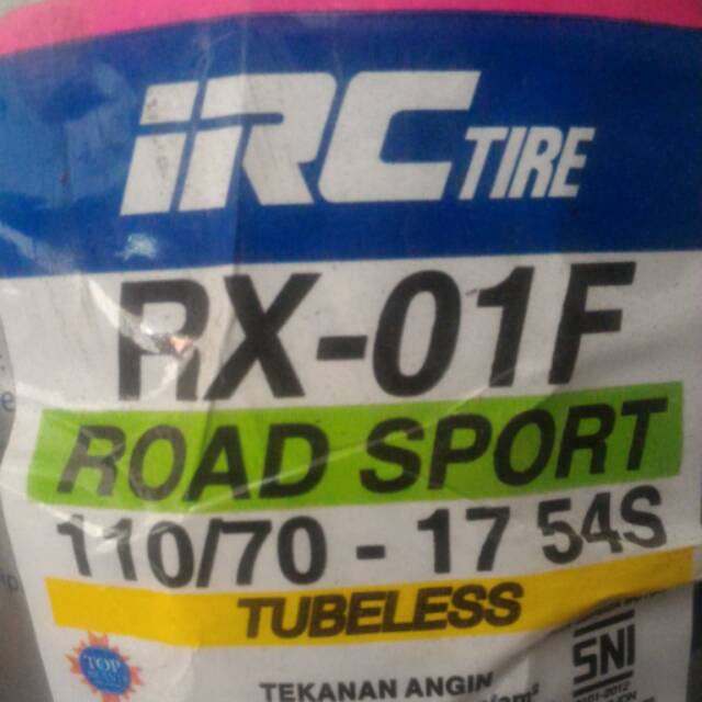 IRC RX 01 F Road Winner uk. 110/70 - 17