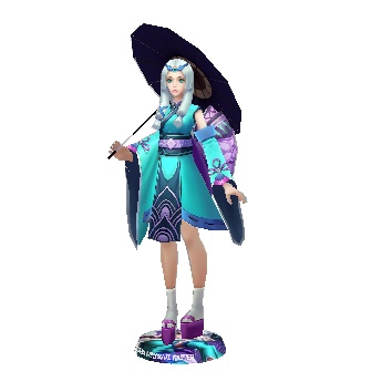 DIY Papercraft Lembar Pola Mobile Legends Kagura Onmyouji Master