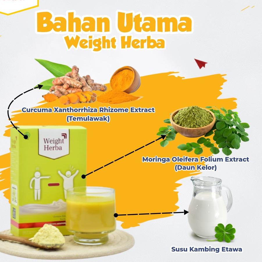 

Weight Herba - 100% Original Susu Penggemuk Penambah Berat Badan & Nafsu Makan Tingkatkan Kalori Kualitas Tinggi & Menambah Protein Isi 200gr ハ
