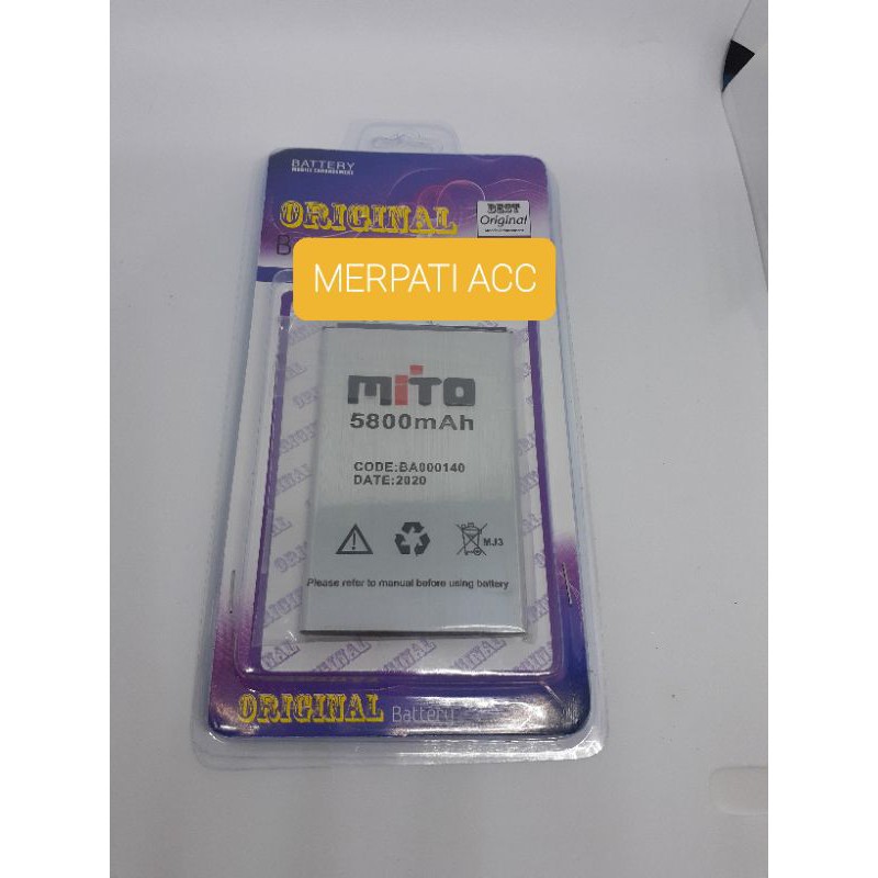 BATRE/BATERAI/BATTERY MITO BA000140 BA-000140 Z1 4G A37
