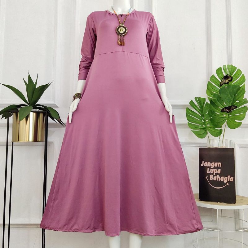 Gamis Jersey polos