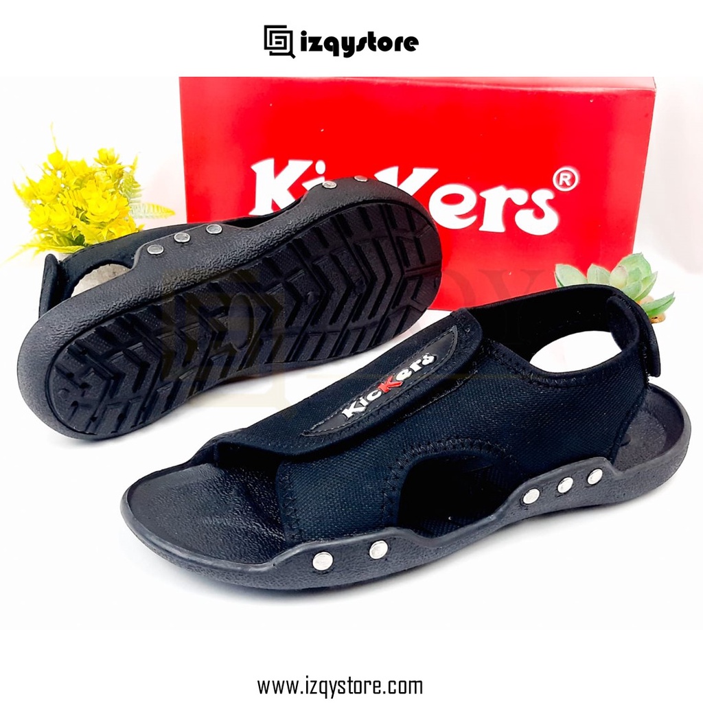 Sandal Pria Gunung Original Sendal pria kulit import cowok gunung terbaru keren Sandal kuliah santai