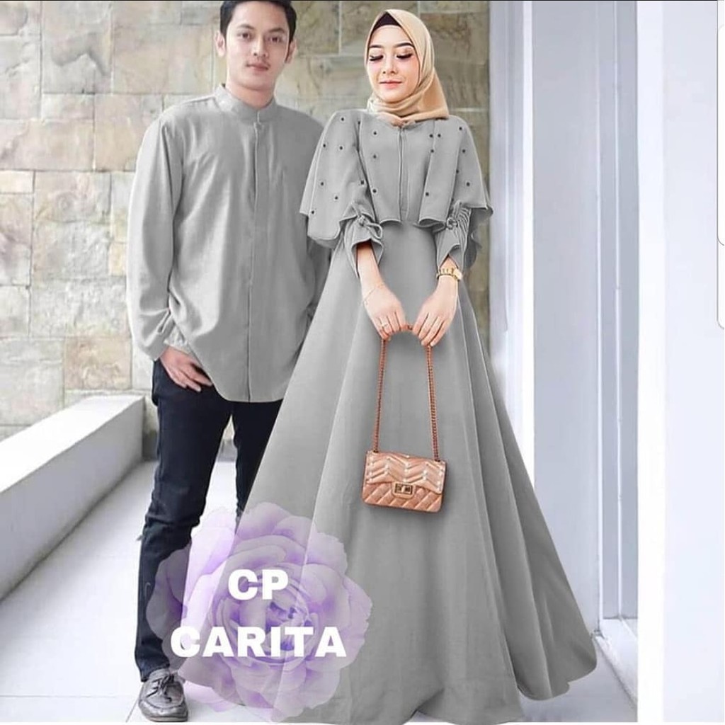 CP CARITA / COUPLE MUSLIM / BAJU PASANGAN TERMURAH
