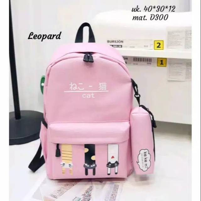 BackPack Double Decker_Tas Ransel Anak_Lol_Unicorn_Superhero_Paw Patrol_Shopkins Fashion Cewek