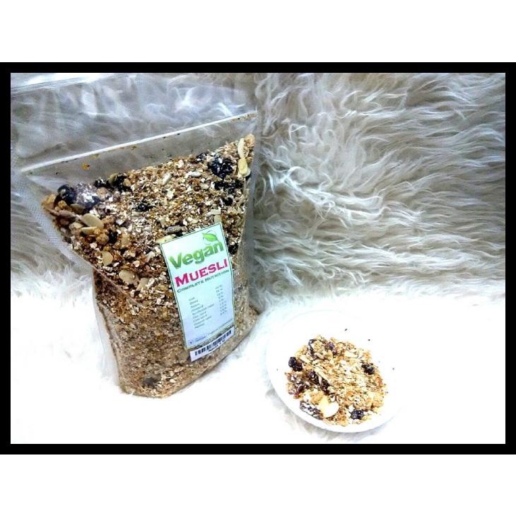 

[READY STOCK] VEGAN MUESLI COMPLETE NUTRITION 500 GR