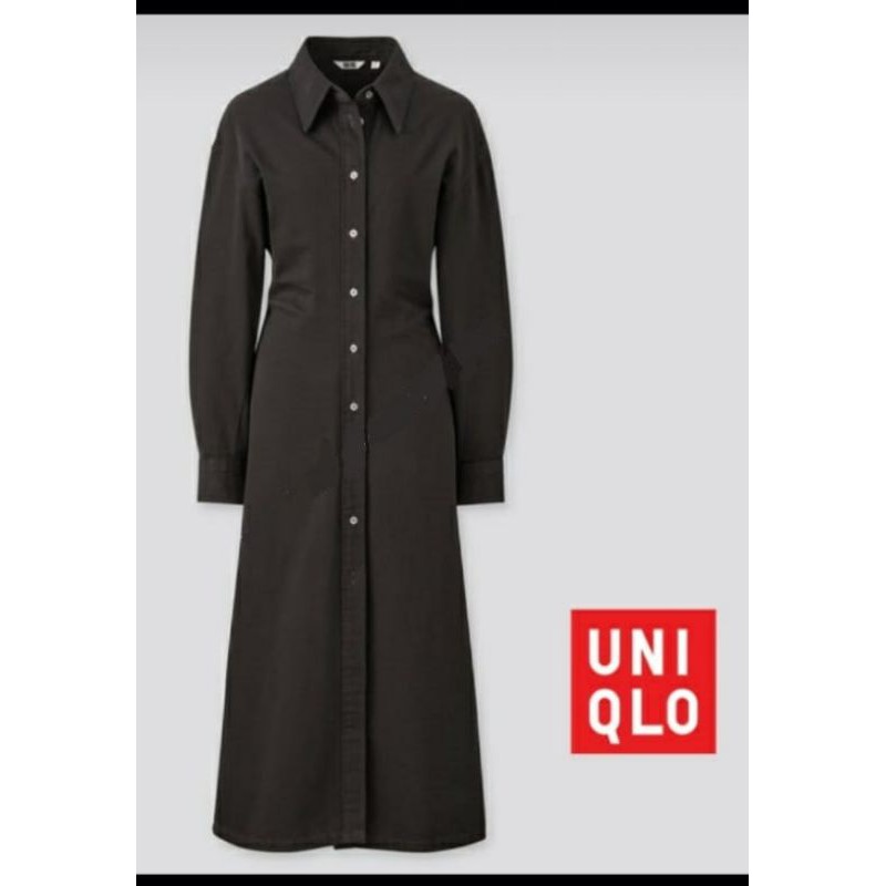 dress wanita UNIQLO - Hitam - size S