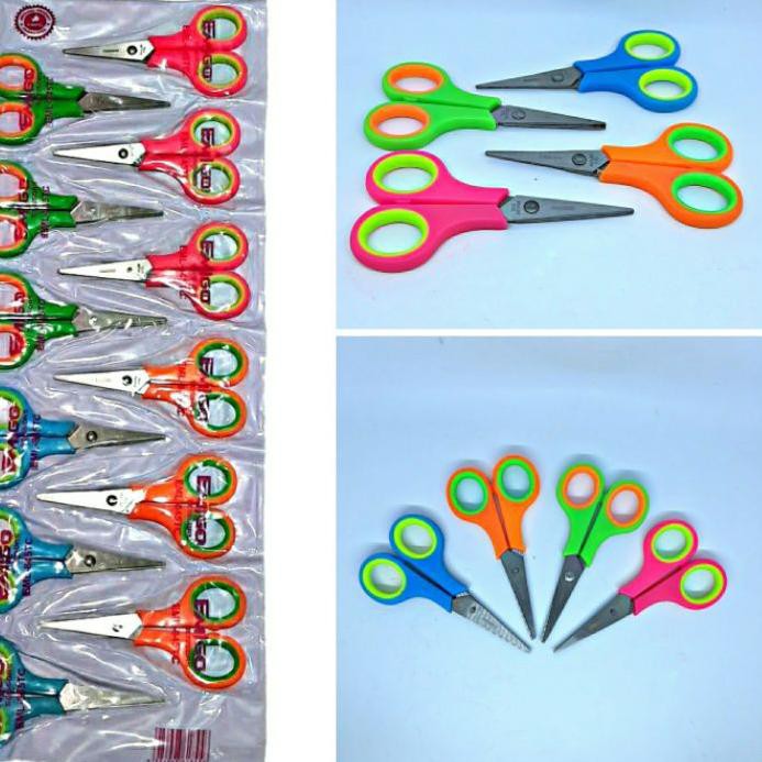

Terbaru 12pcs GUNTING EMIGO KECIL EML-845TC KEMASAN RENCENG ....