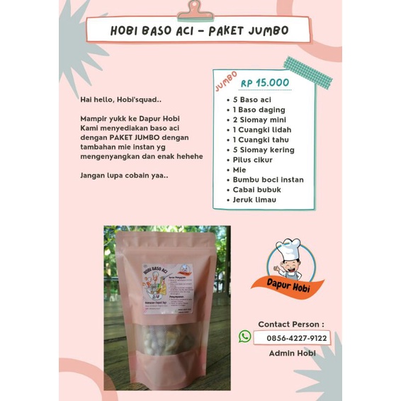 

Hobi Baso Aci - Paket JUMBO