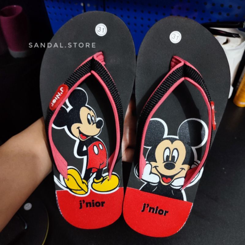 Sandal Jepit Anak Cewe/Cowo Mickey