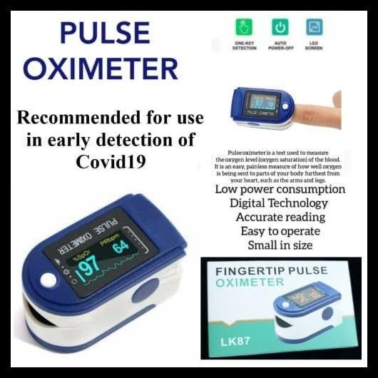 Oxymeter - Pengukur Kadar Oxigen dalam darah Fingertip Pulse Oximeter