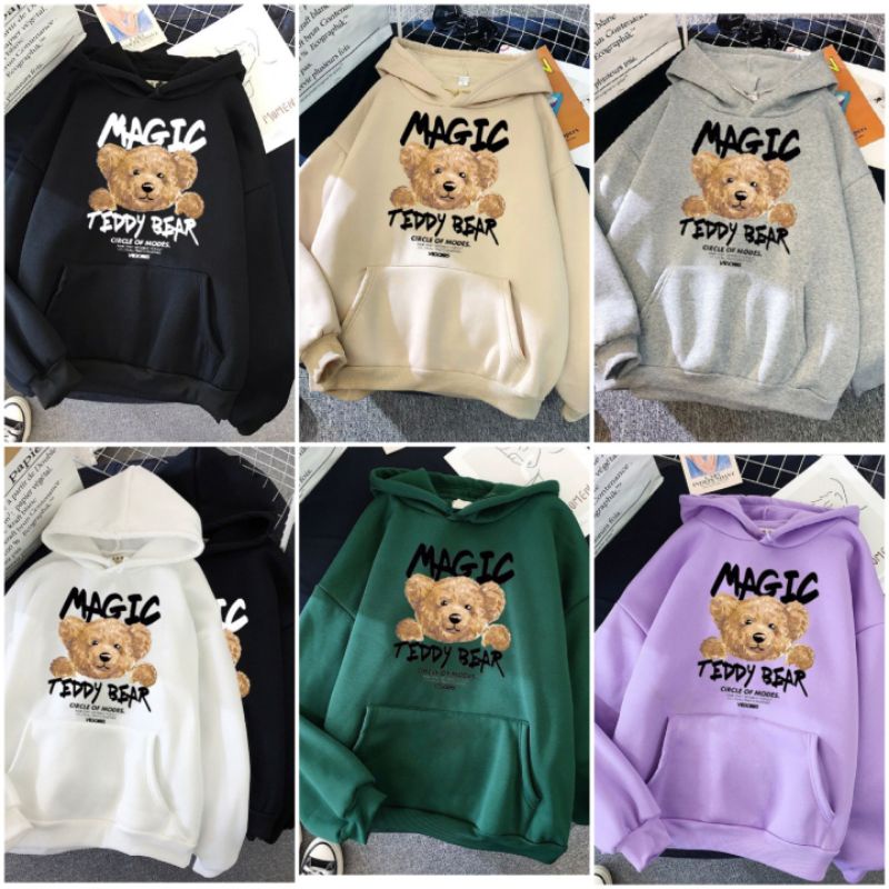 Promo MAGIC BEAR L-XL Sweater Hoodie Jumper (REAL PICT)