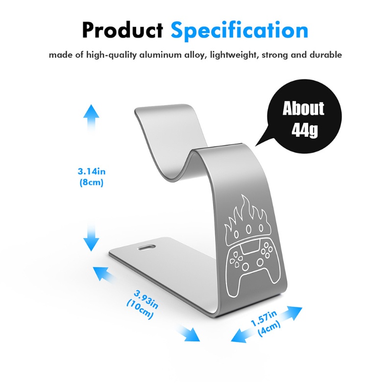 Btsg Metal Controller Display Stand Cradle Untuk Controller, Gamepad Dudukan Meja