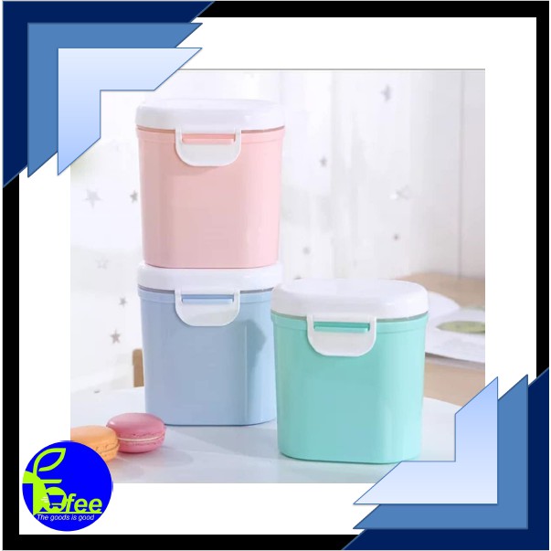 [IMPORT] - Shabby Kotak Tempat Penyimpanan Susu Bubuk Makanan Super Praktis Bahan Plastik