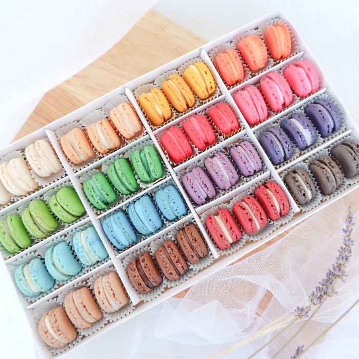 

KERING-KUE- BABY MACARON 48PCS - PILIH RASA(5) -KUE-KERING.