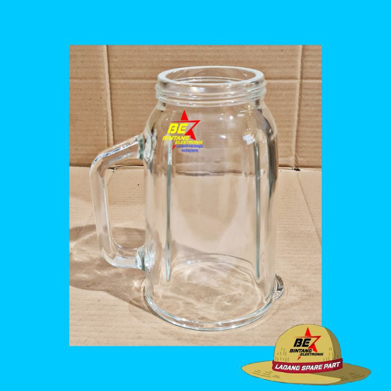 Gelas Tabung Jar jus blender miyako Kaca Glas Blender Beling 1 Liter