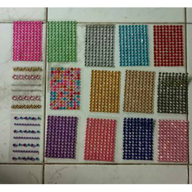 STICKER BINDI GEMS STONE AKSESORIS HENNA Manik manik gams Henna sticker hiasan Henna sticker tangan Payet tempel Deco case sticker manik dekorasi