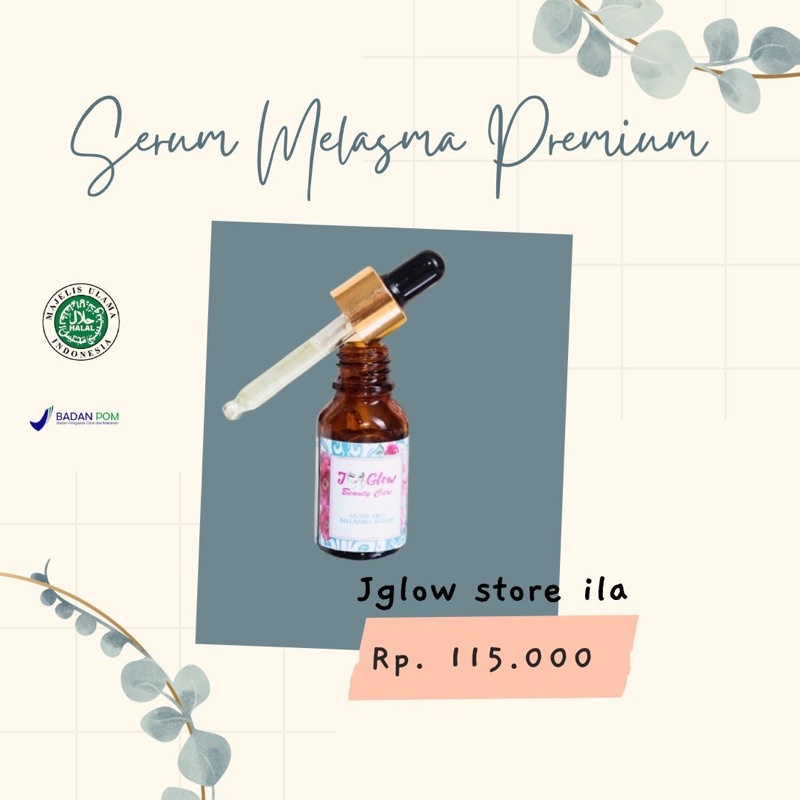 Jglow SERUM FLEK PREMIUM Flek Tebal Melasma