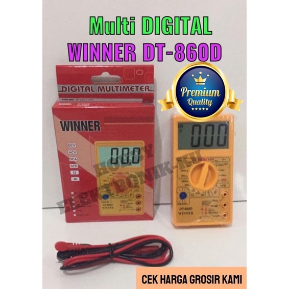 MULTIMETER DIGITAL DT860D WINNER