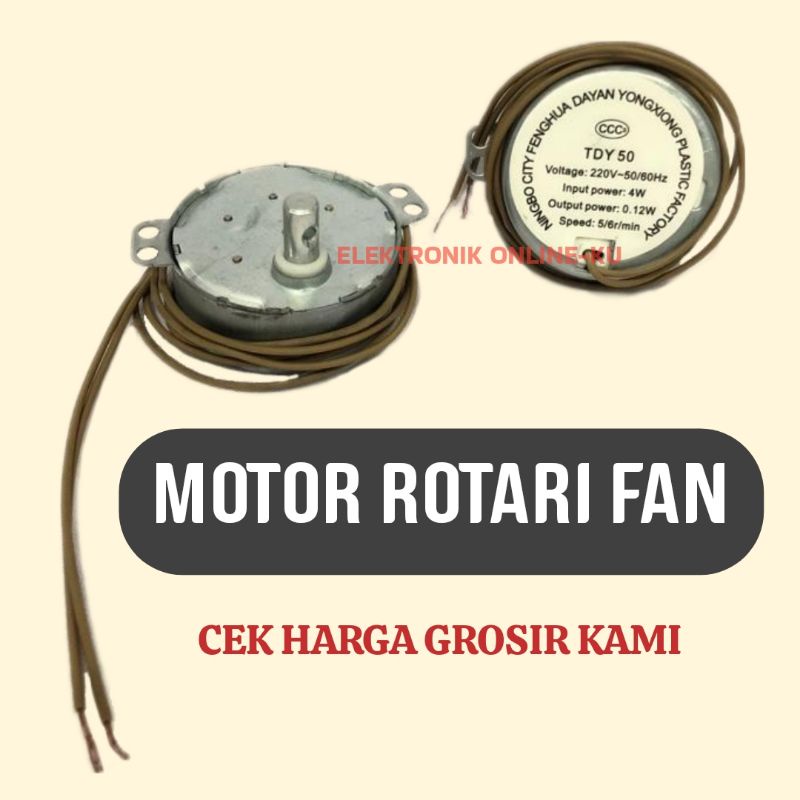 SYHCHRONOUS MOTOR KIPAS ANGIN ROTARY SWING DINAMO KIPAS