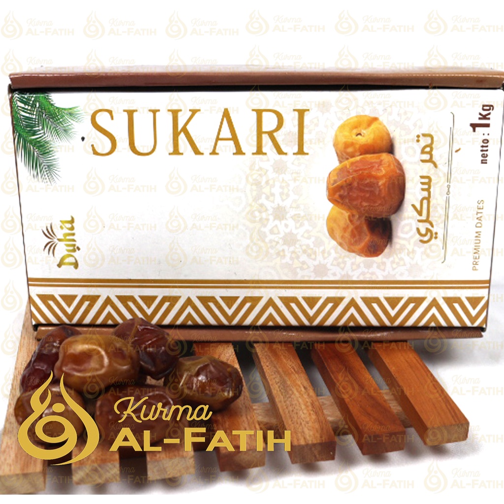 Kurma SUKARI Sukkari Basah / Kurma Sukari Raja / Oleh Oleh Haji dan Umroh