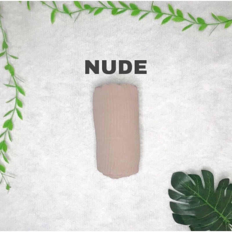 PHASMINA PLISKET LIDI DUYUNG  {90 X 180} AZARA-NUDE