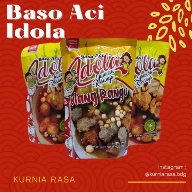 Jual Baso Aci Tulang Rangu Idola Kurnia Rasa Indonesia Shopee Indonesia